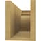 Ekena Millwork 6in. W x 8in. H x 20in. L New Brighton Woodgrain TimberThane Rafter Tail, Primed Tan RFTUR06X08X20NEBRCPR - alternate 3